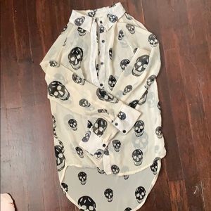 Sheer Skull Shirt